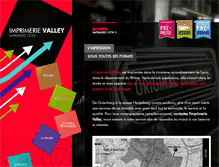 Tablet Screenshot of imprimerie-valley.com